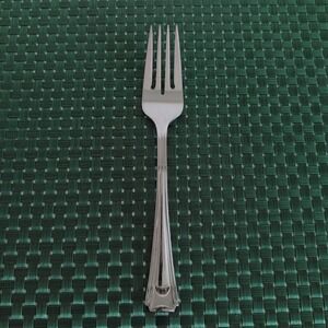 1 Oneida BORDEAUX Salad Fork Stainless Glossy USA Single Fork